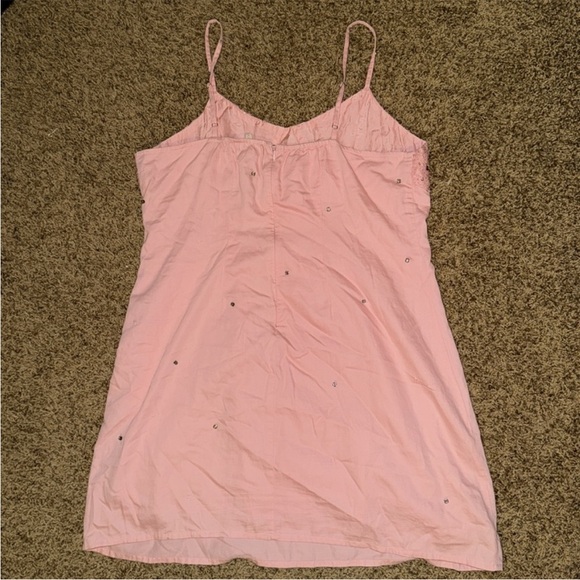 Anthropologie Pink Embellished Mini Dress - Picture 6 of 6